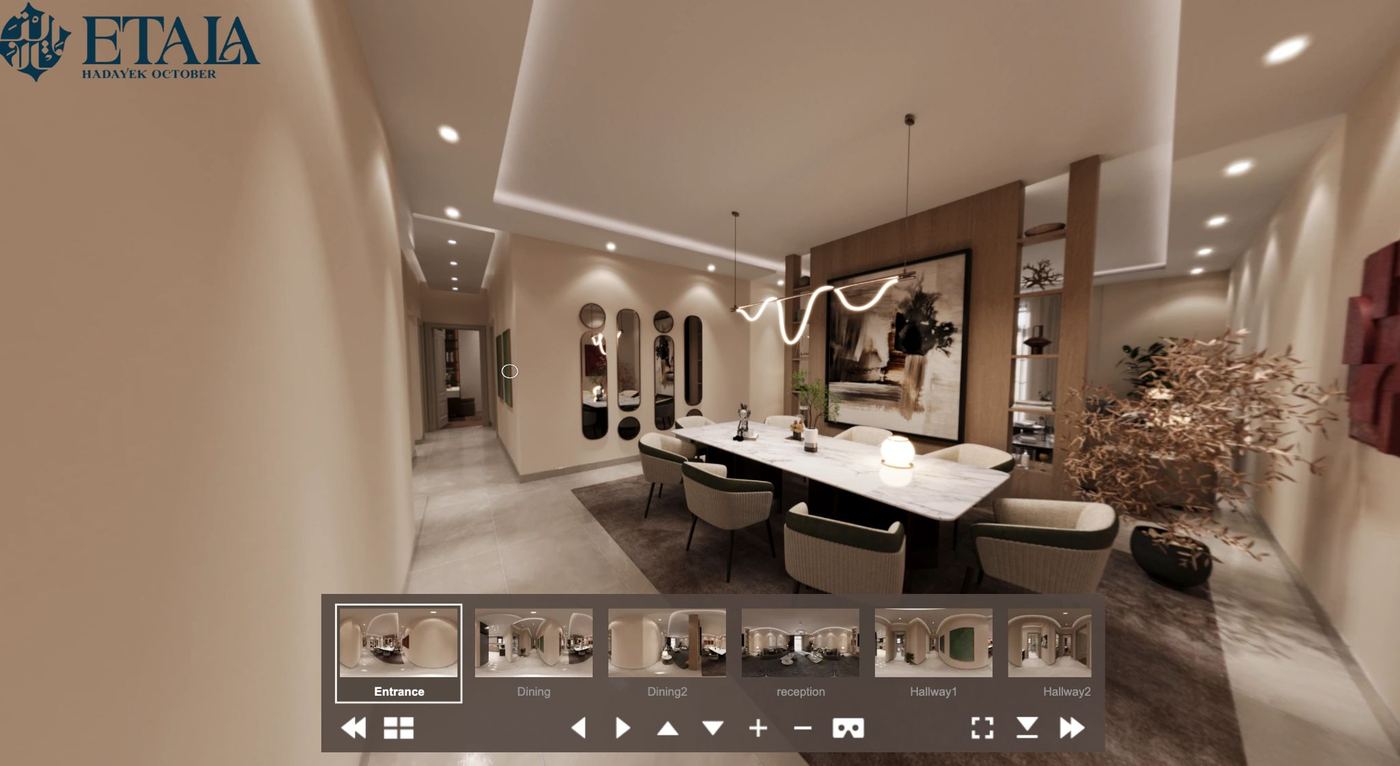 360 tour of a dining room